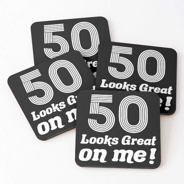 Item preview, Funny Vintage 50th Birthday (B&W) designed and sold by thepixelgarden.