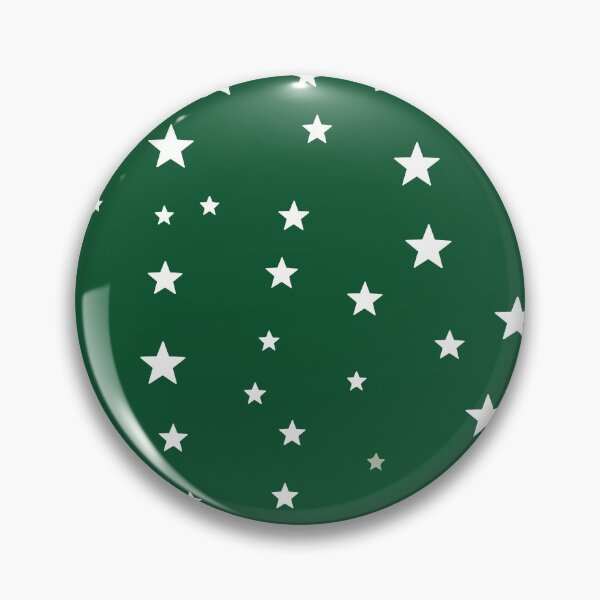 Item preview, Estrellas de Navidad blancas sobre fondo verde designed and sold by VisualFeeling.