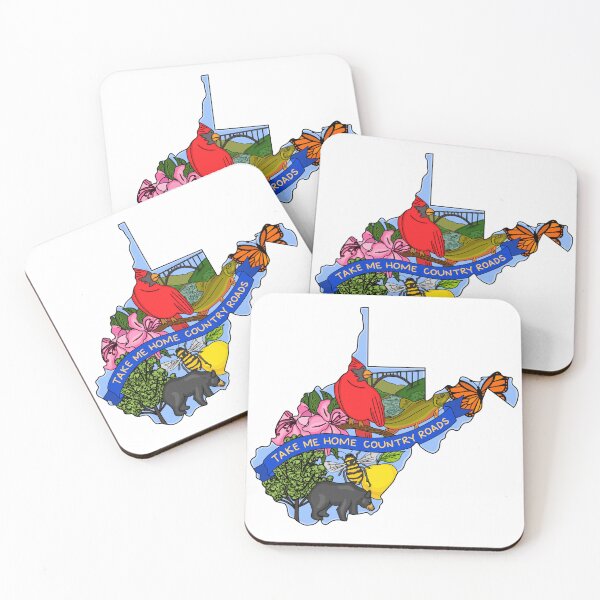 Item preview, West Virginia State Symbols designed and sold by fiberandgloss.