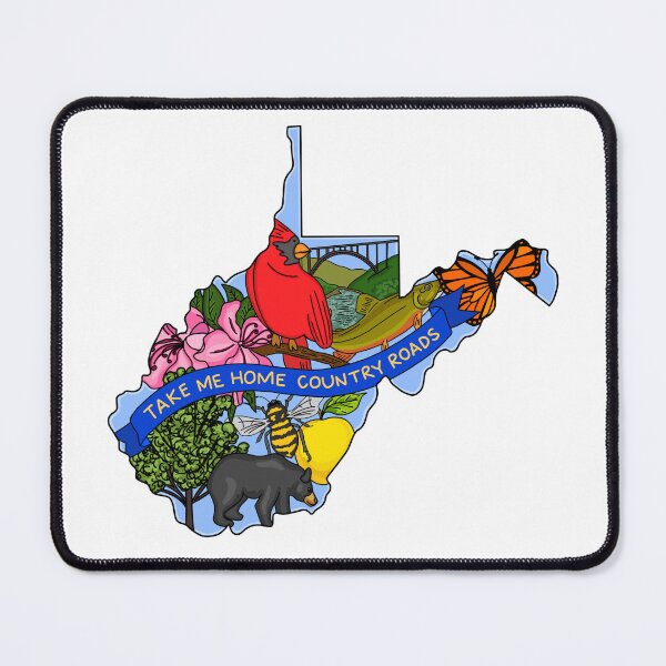 Item preview, West Virginia State Symbols designed and sold by fiberandgloss.