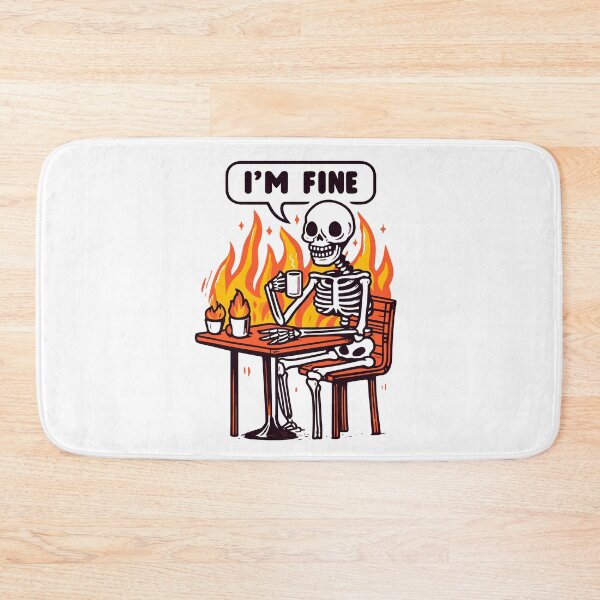 Item preview, I'm fine / drink coffee designed and sold by TomFrontierArt.
