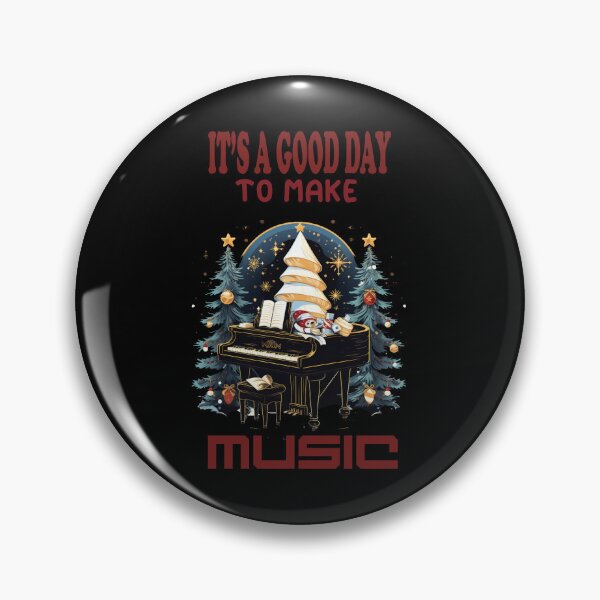Item preview, It's a good day to make music, music funny design, christmas day Funny design designed and sold by Lactus.