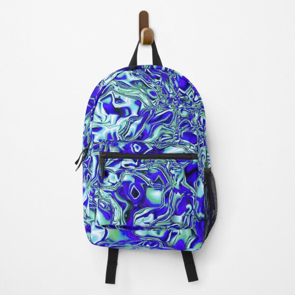 Item preview, Abstract Blue & Grey Liquid Fractal Chaos designed and sold by SXW Designs.