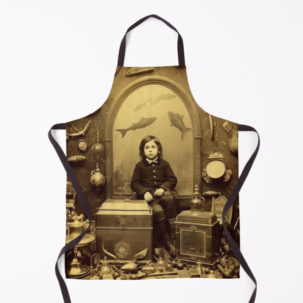 Item preview, A BOY AND HIS FISHES designed and sold by oldphotoscab.