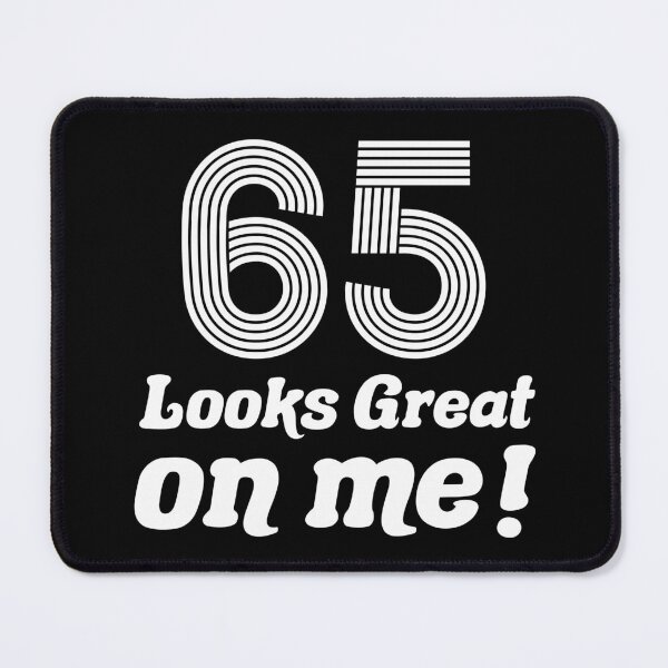 Item preview, Funny Vintage 65th Birthday (B&W) designed and sold by thepixelgarden.