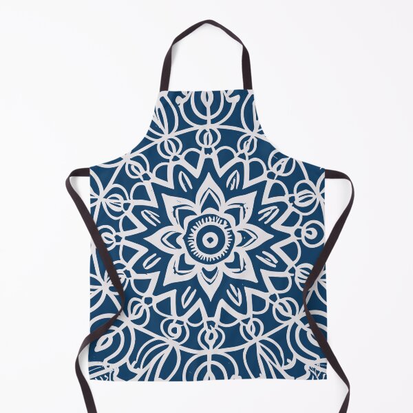 Item preview, Blue Slowflake Quilt Inspired Square Pattern - Winter Themed Patterns and Designs designed and sold by CoffeeJoeMugs.