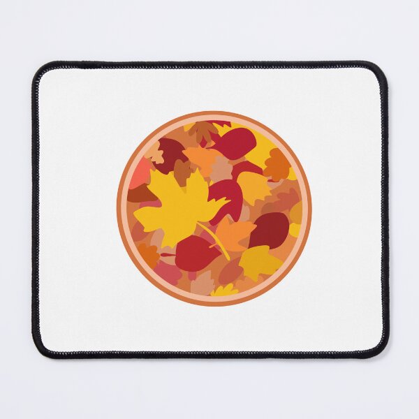 Item preview, Colorful autumn leaves in a circle designed and sold by loulou-artifex.