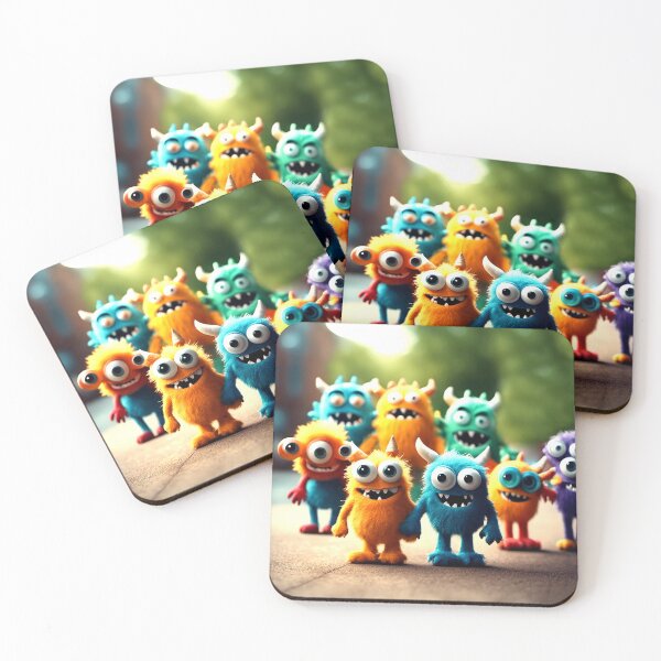 Item preview, Monsterville Monsters: Neighborhood Friends designed and sold by MonstersByBecky.