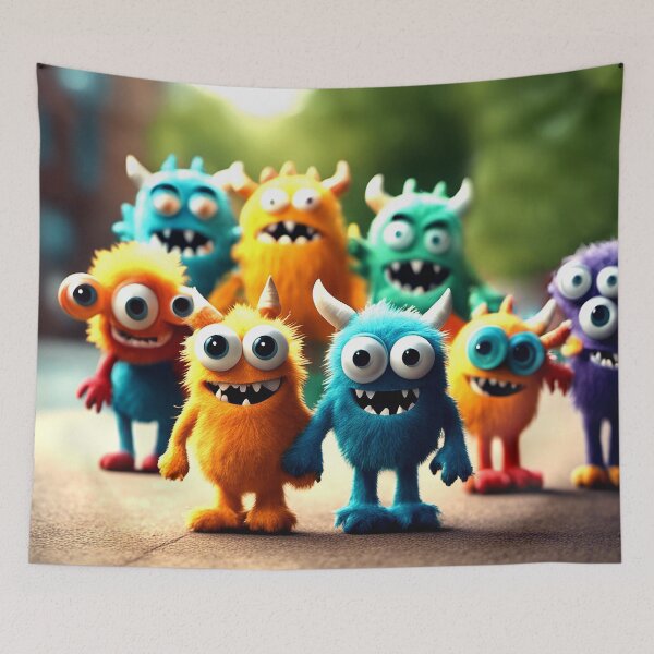 Item preview, Monsterville Monsters: Neighborhood Friends designed and sold by MonstersByBecky.