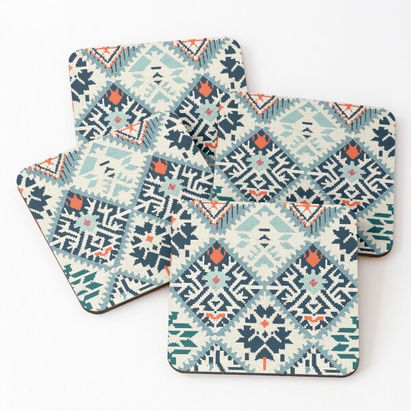 Item preview, Fair Isle Winter Inspired Square Pattern - Winter Themed Patterns and Designs designed and sold by CoffeeJoeMugs.