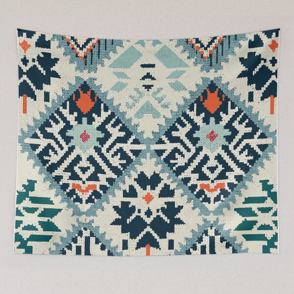 Item preview, Fair Isle Winter Inspired Square Pattern - Winter Themed Patterns and Designs designed and sold by CoffeeJoeMugs.