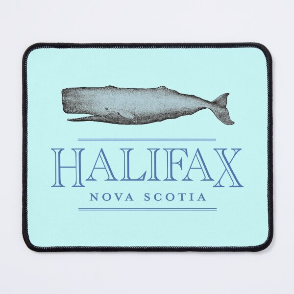 Item preview, Halifax Nova Scotia Canada Vintage Whale Design designed and sold by Futurebeachbum.