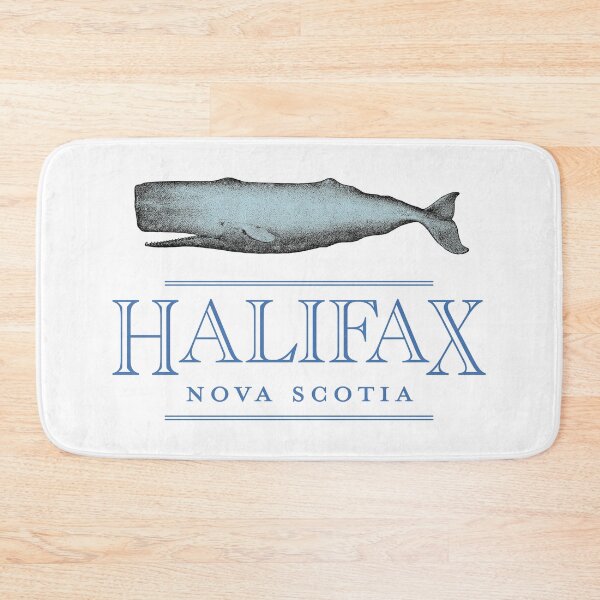 Item preview, Halifax Nova Scotia Canada Vintage Whale Design designed and sold by Futurebeachbum.
