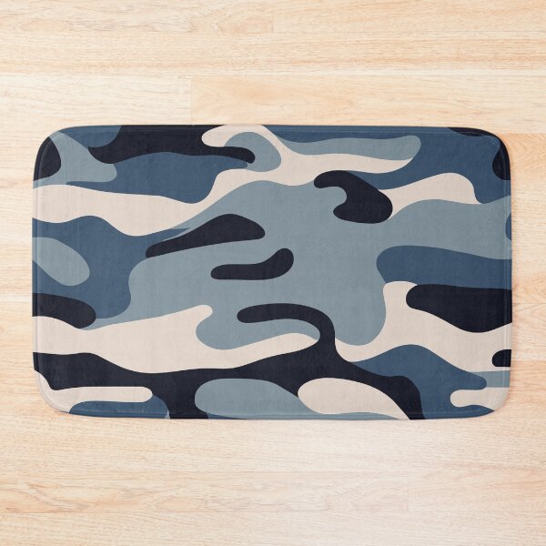 Item preview, Arctic Blue Camouflage Inspired Square Pattern - Winter Themed Patterns and Designs designed and sold by CoffeeJoeMugs.