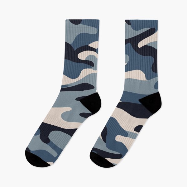 Item preview, Arctic Blue Camouflage Inspired Square Pattern - Winter Themed Patterns and Designs designed and sold by CoffeeJoeMugs.