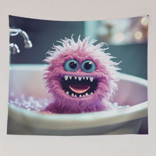 Item preview, Monsterville Monsters: Bathtime designed and sold by MonstersByBecky.