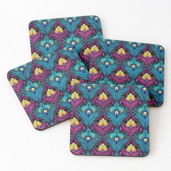 Item preview, Peacock feather seamless pattern designed and sold by Phumtanis66.