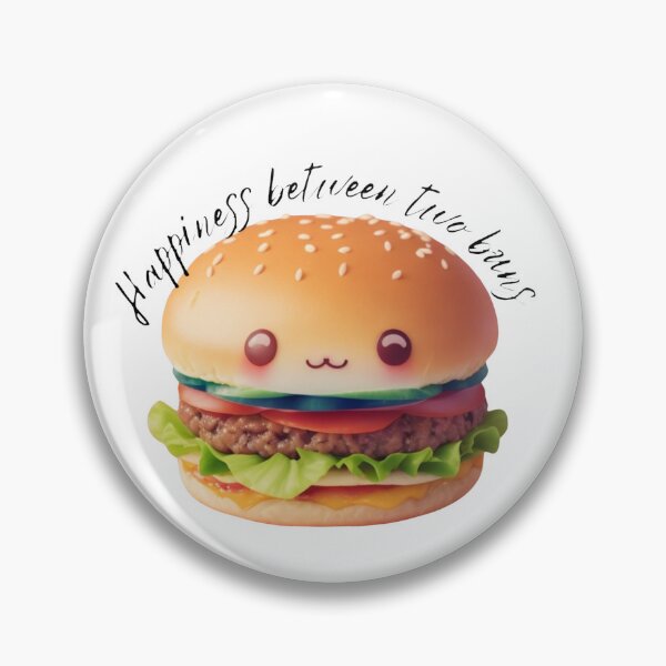 Item preview, Clipart of a cute happy burger. designed and sold by Vegasstickers.