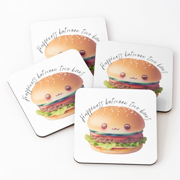 Item preview, Clipart of a cute happy burger. designed and sold by Vegasstickers.