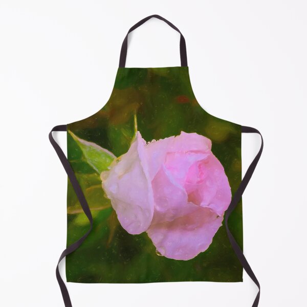 Item preview, Pink Rose with Water Droplets Close-up - Painting designed and sold by AlsknMommaBear2.