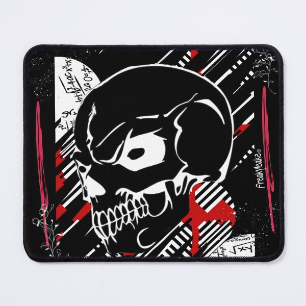 Item preview, FANTASY SKULL ON A BLACK BACKGROUND designed and sold by inarausch2023.