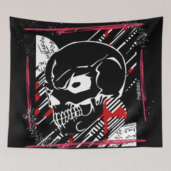 Item preview, FANTASY SKULL ON A BLACK BACKGROUND designed and sold by inarausch2023.