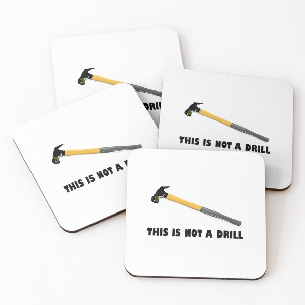 Item preview, Hammer This is Not a Drill,this is not a drill,Hammer,engraved hammer, designed and sold by Souna's  Store.