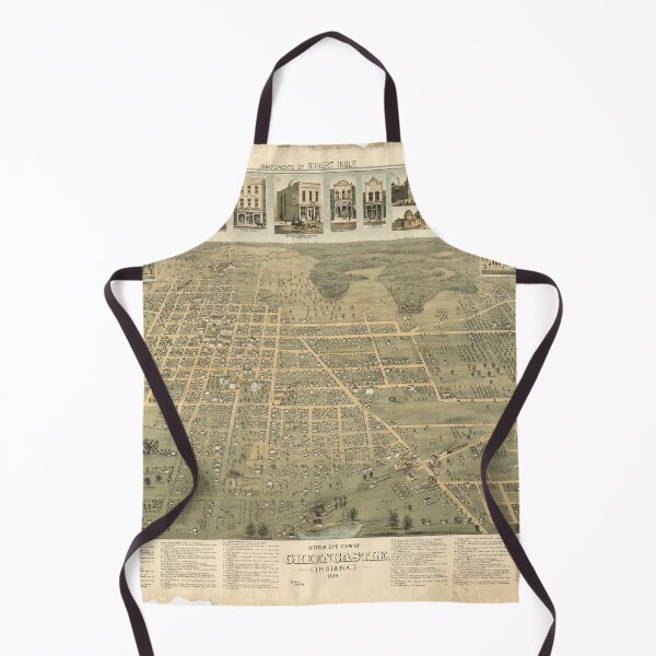 Item preview, Greencastle, Indiana (1886) designed and sold by allhistory.
