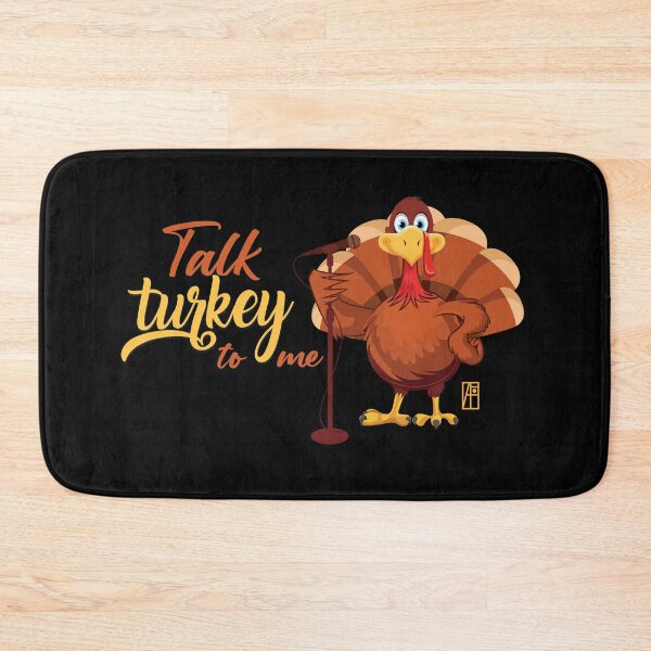 Item preview, Talk Turkey To Me - Happy Thanksgiving Day - funny turkey designed and sold by ArtProjectShop.