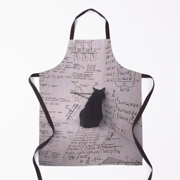 Item preview, Feline Equation: Black Cat Delving into Math designed and sold by BeniSof.