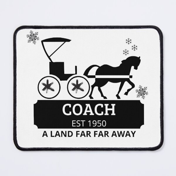 Item preview, Coach Horse Est 1950 A Land Far Far Away - Luxor Horse - Horse Collar In The Pocket - Best Horse Coach Sticker designed and sold by ArtSculpt.