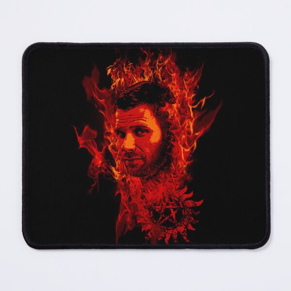 Item preview, Lucifer in Flames designed and sold by Happy-Llama-Art.