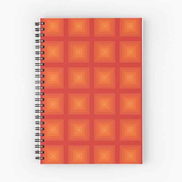 Item preview, Orange Square Pattern Vector Art designed and sold by itsgoodjunk.
