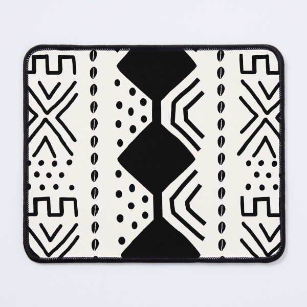Item preview, White Mud Cloth African Style Bogolan Design designed and sold by funkyvibes.