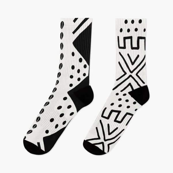 Item preview, White Mud Cloth African Style Bogolan Design designed and sold by funkyvibes.