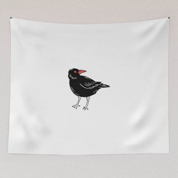 Item preview, Black and red crow designed and sold by Leurilinda.