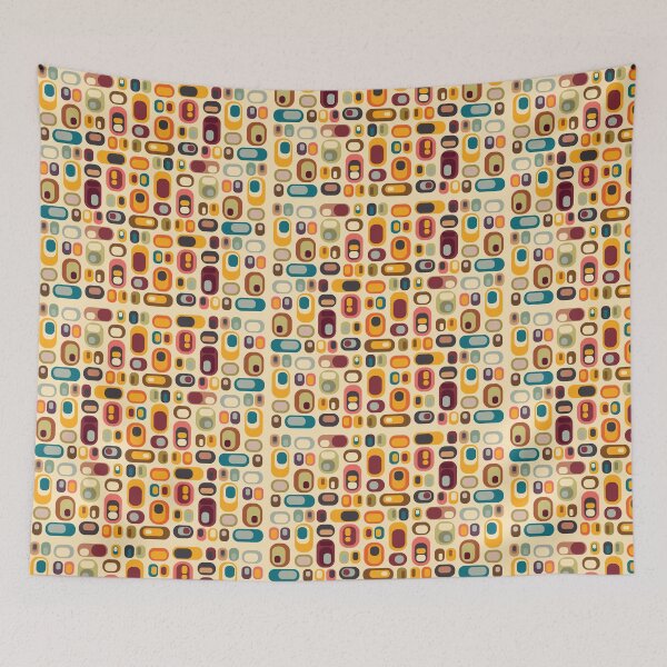 Item preview, Retro 1970s Pattern designed and sold by itsgoodjunk.