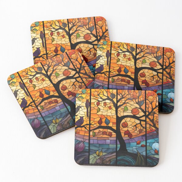 Item preview, Spooky Season nature mosaic designed and sold by fairyfreak.