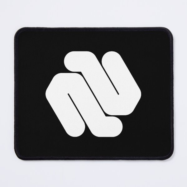 Item preview, Abstract hexagonal geometric: White Uppercase Letter N designed and sold by SnedLab.