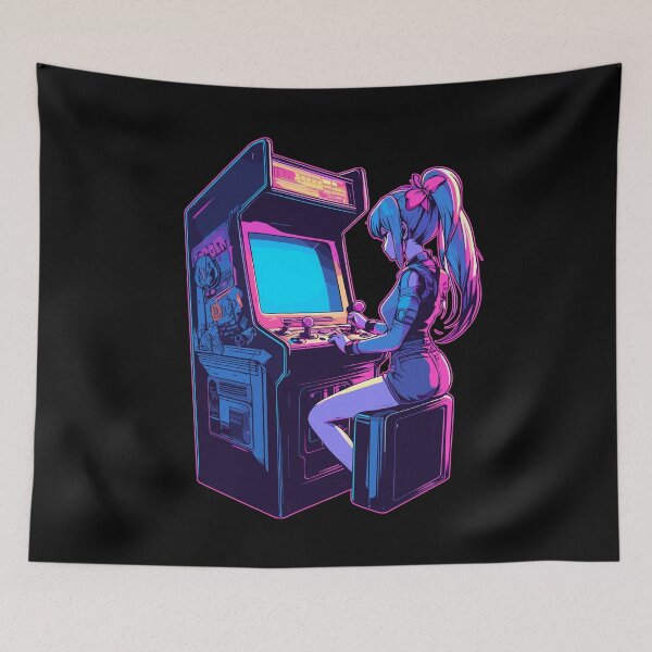 Item preview, Retro vaporwave gaming machine designed and sold by TomFrontierArt.