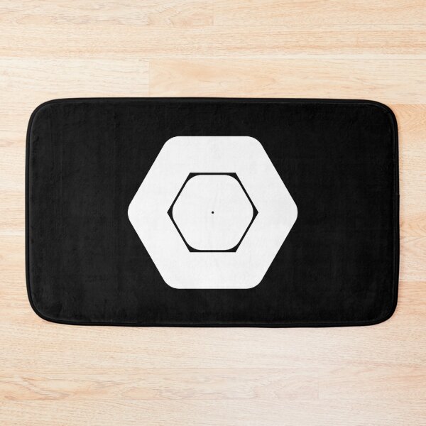Item preview, Abstract hexagonal geometric: White Uppercase Letter O designed and sold by SnedLab.