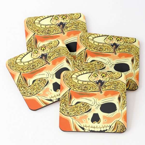 Item preview, Slithering Snake on a Skull designed and sold by gleefulme.