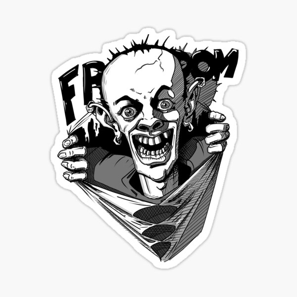 Figure escaping Sticker