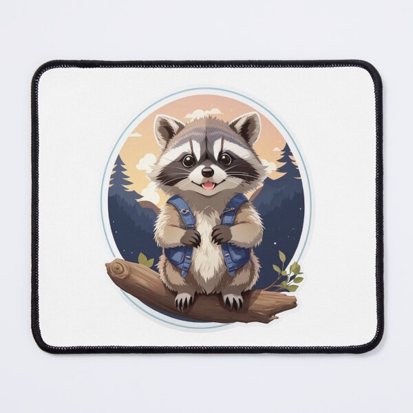 Item preview, Hiking Racoon designed and sold by LabZoidd.