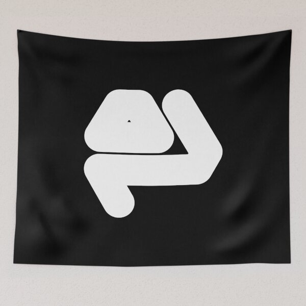 Item preview, Abstract hexagonal geometric: White Uppercase Letter P designed and sold by SnedLab.