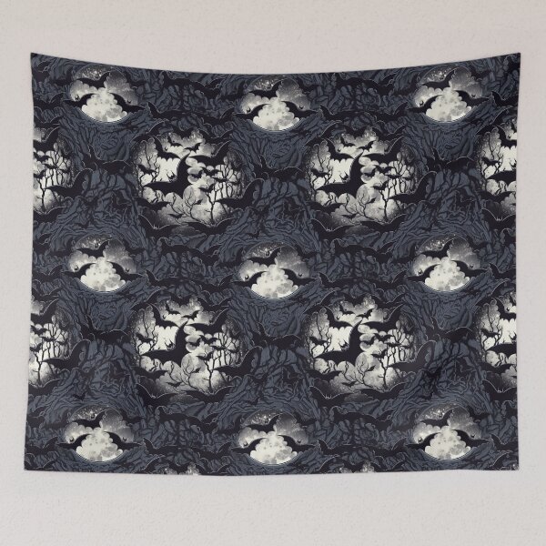 Item preview, Bats and Moon designed and sold by pinkal.