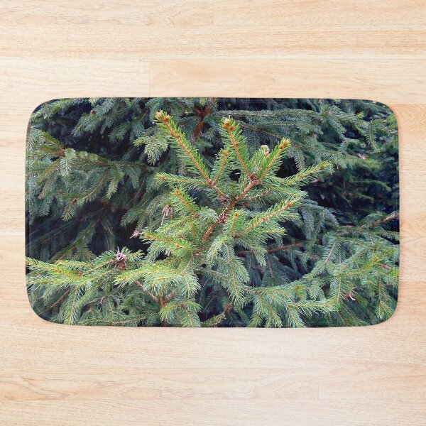Item preview, Full frame spruce tree close up original artwork designed and sold by paragonDesign28.
