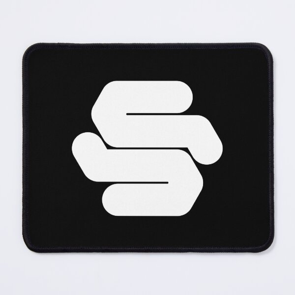 Item preview, Abstract hexagonal geometric: White Uppercase Letter S designed and sold by SnedLab.
