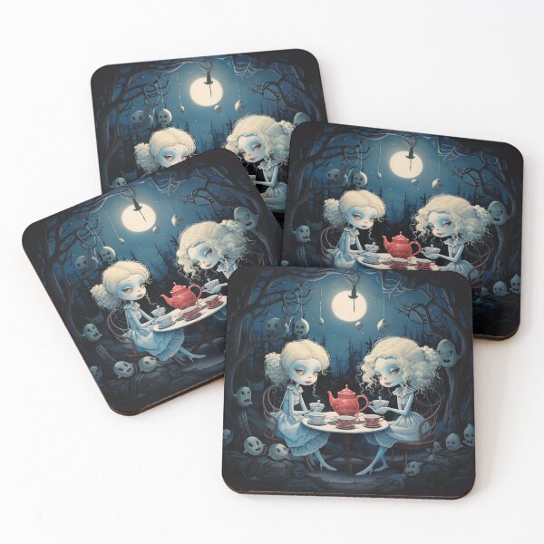 Item preview, Creepy doll tea party designed and sold by StarlingsCrown.