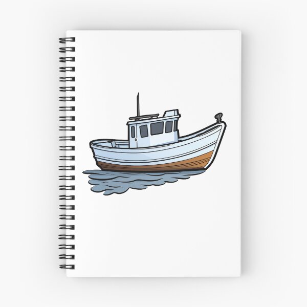 Item preview, Cute lil fishing boat designed and sold by DiveIntoDesigns.